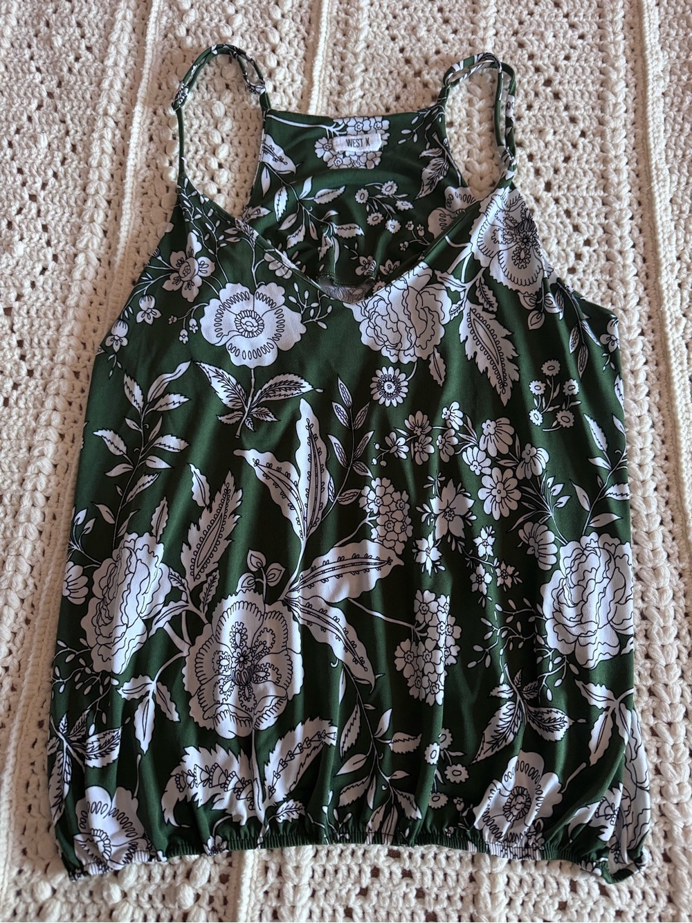 Westex Olive Green Floral Camisole